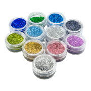 NAM24 Nailart Chrom Glitter Mix | Abverkauf 11-teilig